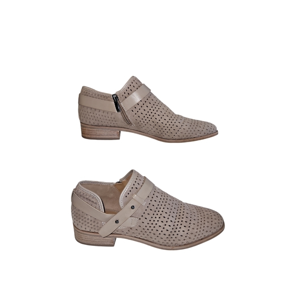Franco Sarto Women's Beige Rogue Ankle Boot Size 10